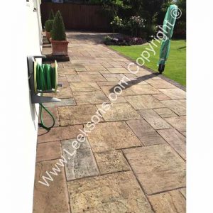 how do you remove black spots on a patio