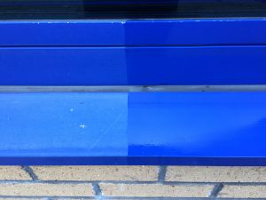 window frame cleaning