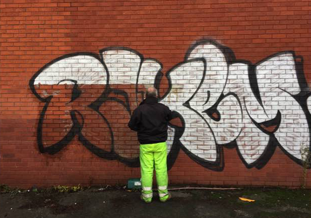 graffiti cleaning in newport