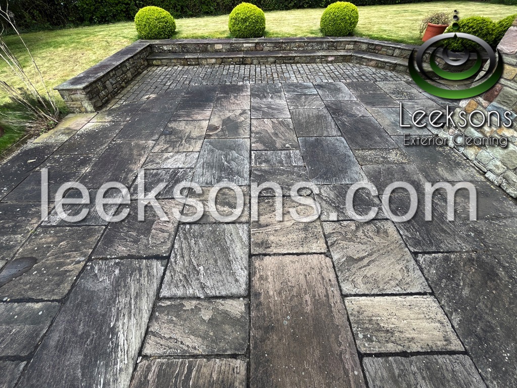 INDIAN sandstone patio cleaning