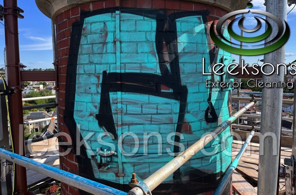 Removing Graffiti from brickwork in Bristol