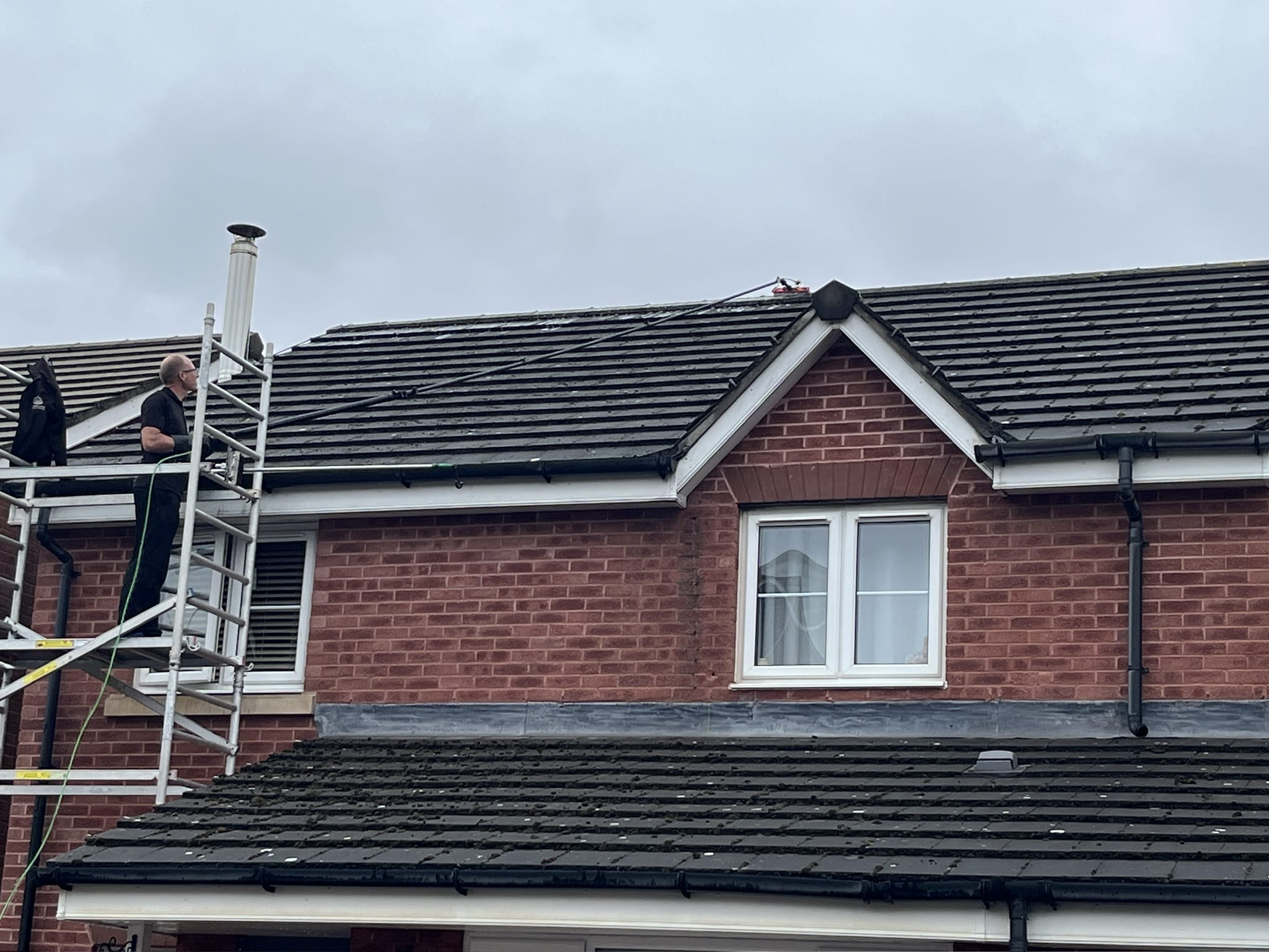 safe roof cleaning